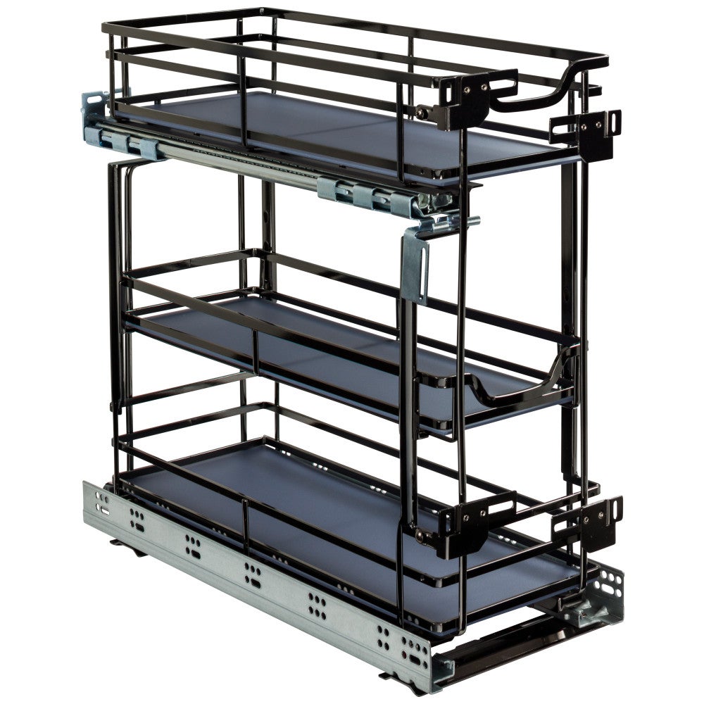 STORAGE WITH STYLE® Metal "No Wiggle" Under Drawer Base Pullout, Pre-assembled with Soft-close Slides