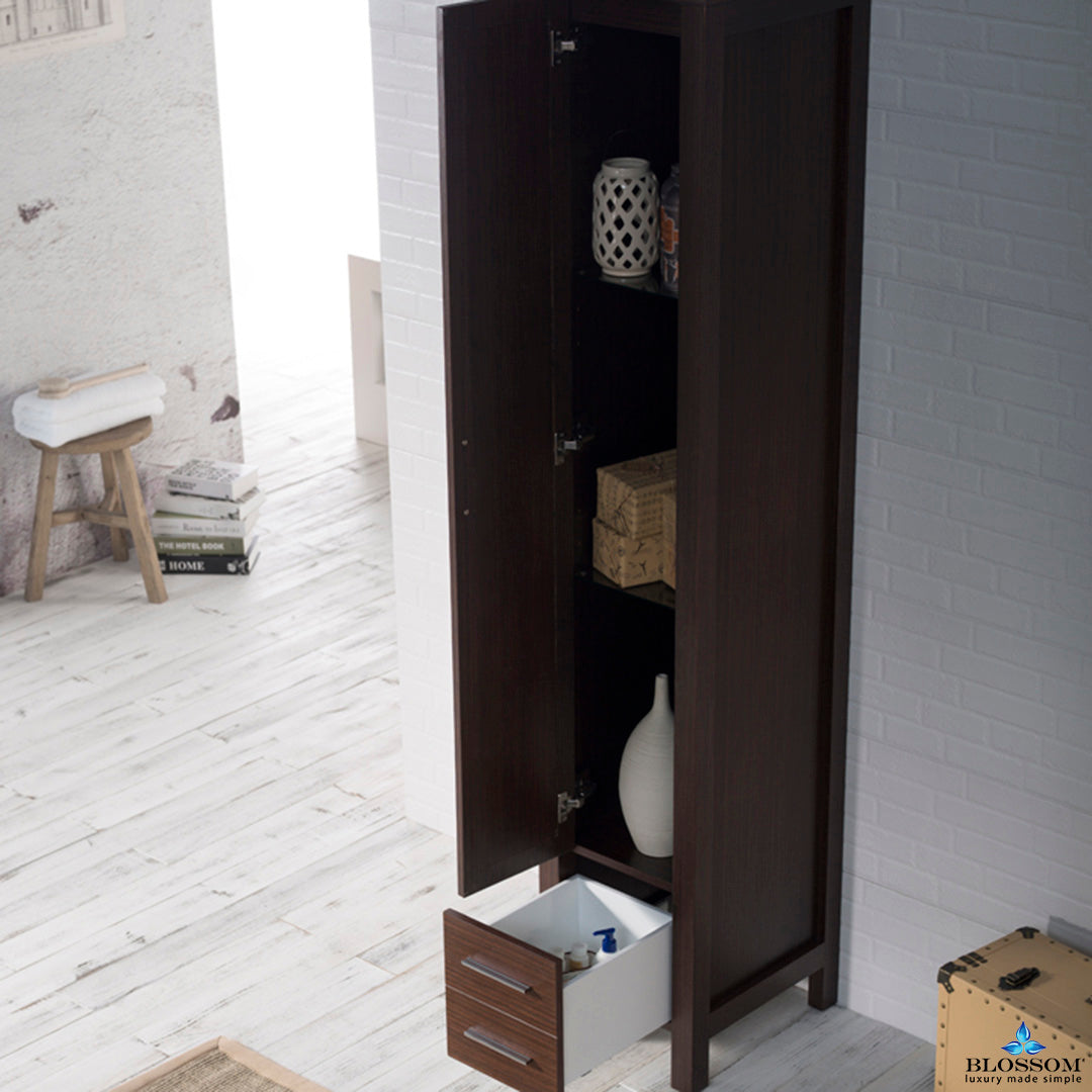 Sydney 15 Inch Mirror Linen Cabinet