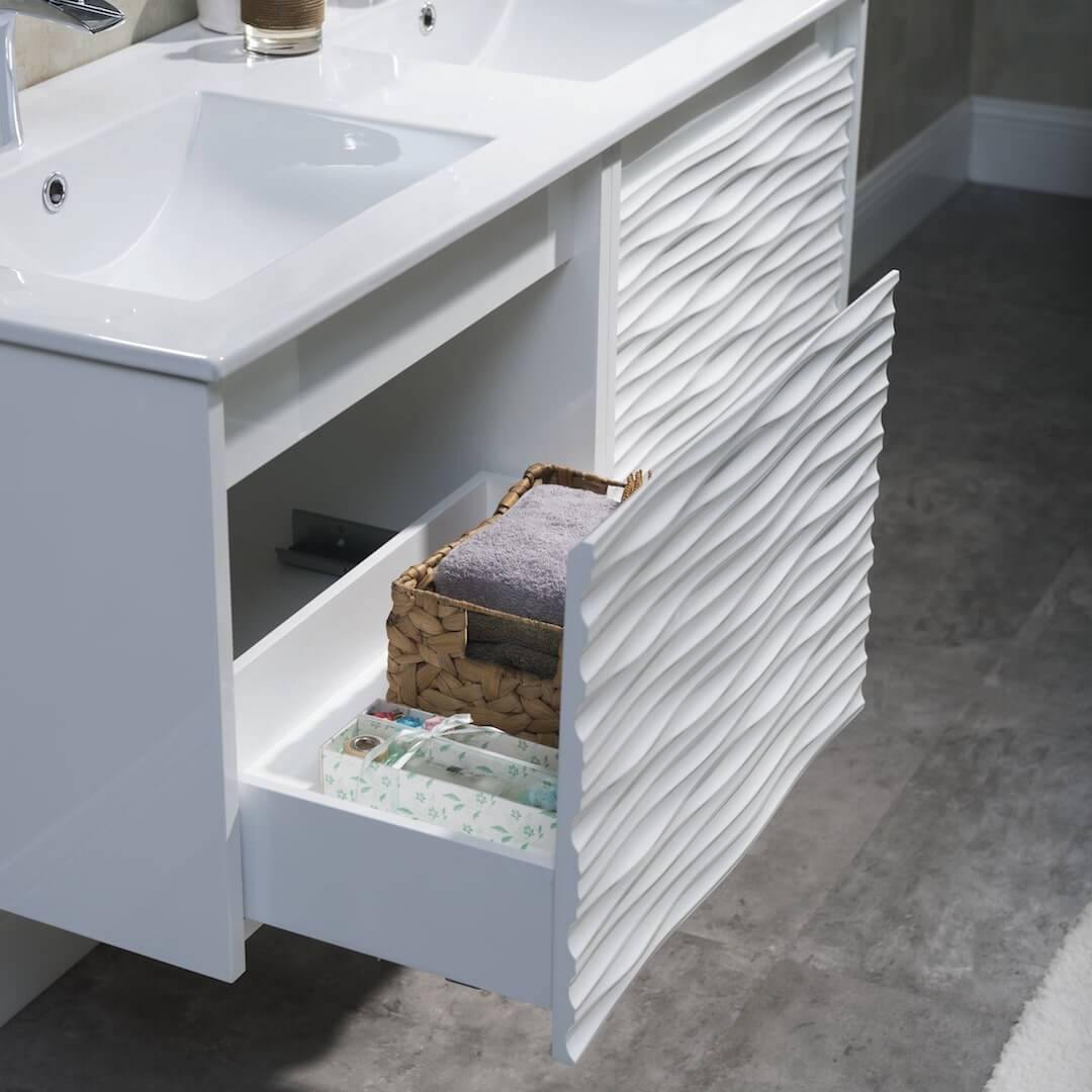 Paris 48'' Vanity – Glossy White