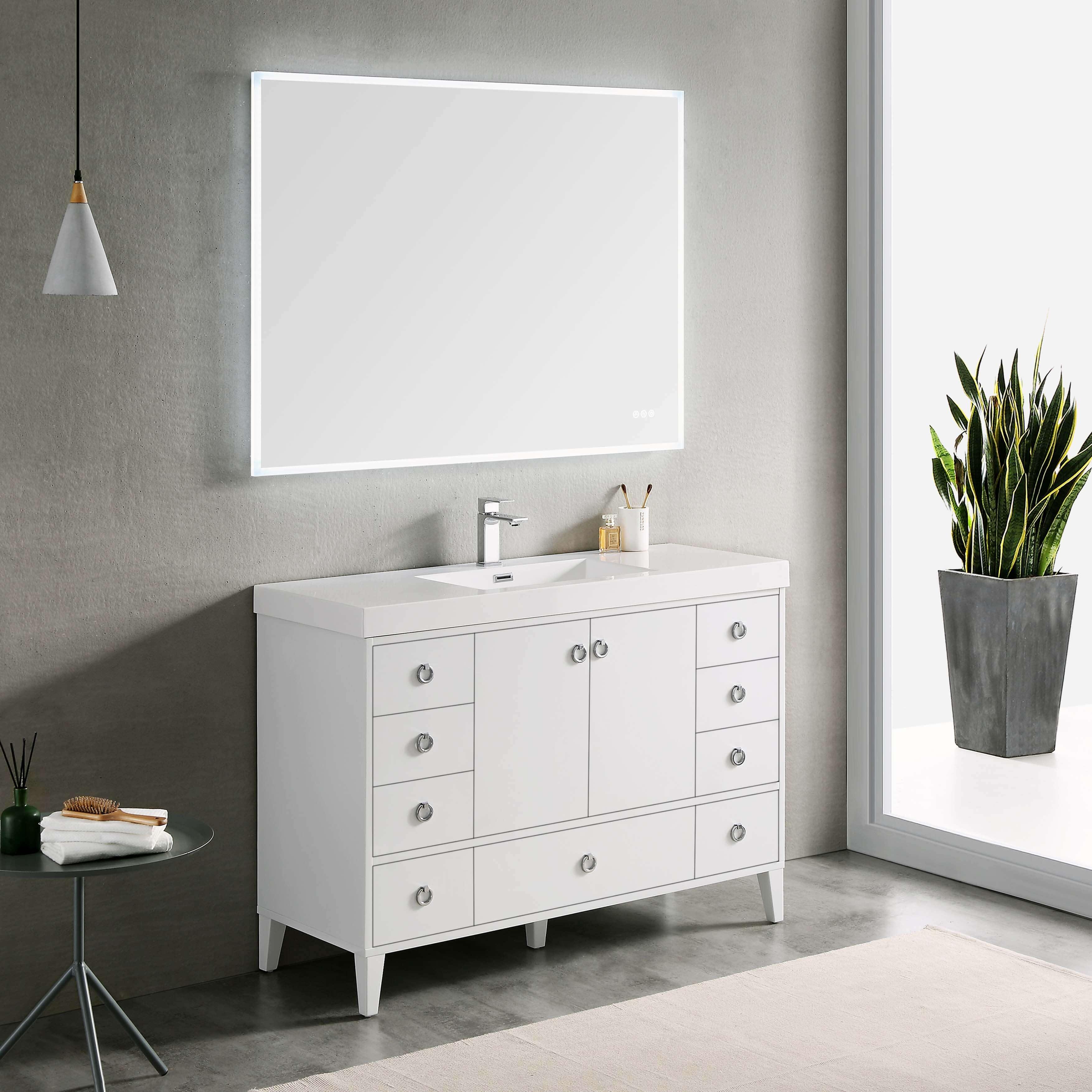 Lyon 48 Inch Vanity – Single Sink - ezkitchenbath
