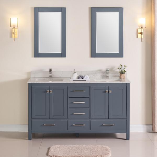1901 Series 60'' Bathroom Vanity Cabinet Set