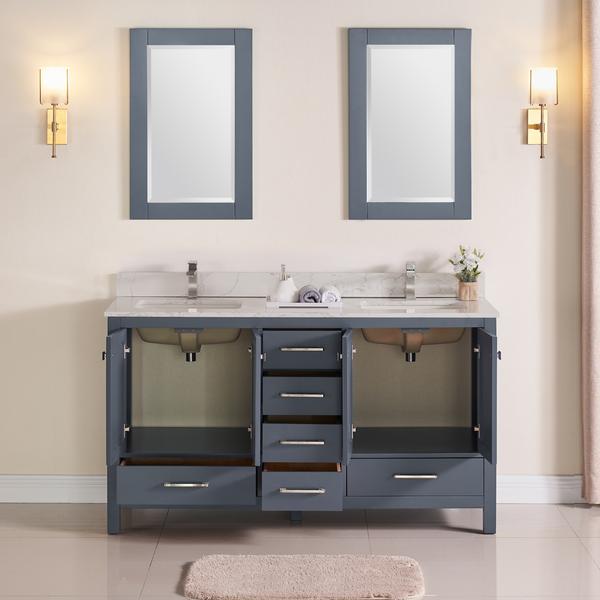 1901 Series 60'' Bathroom Vanity Cabinet Set