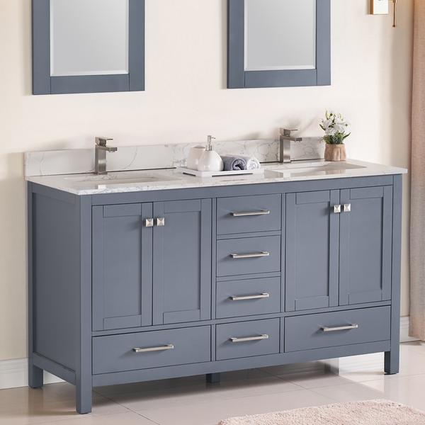 1901 Series 60'' Bathroom Vanity Cabinet Set