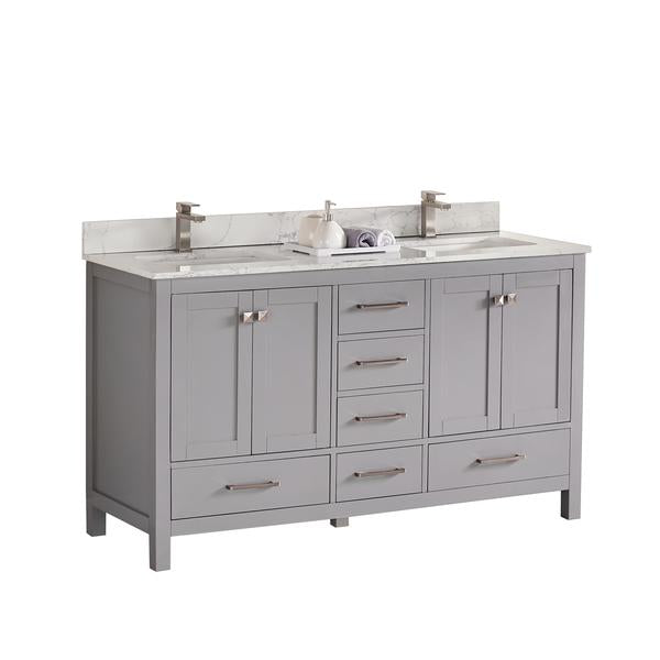 1901 Series 60'' Bathroom Vanity Cabinet Set