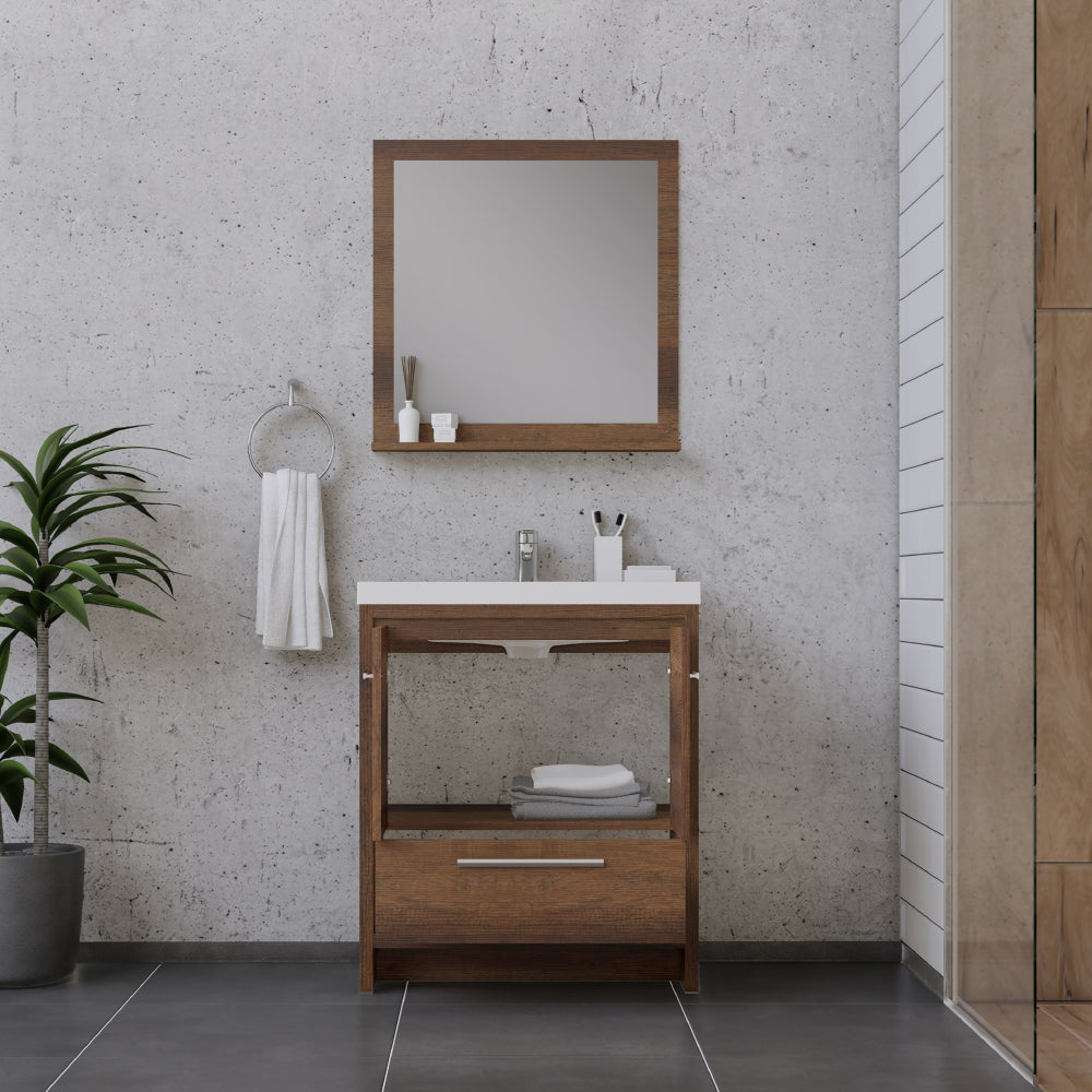 Sortino 30 inch Modern Bathroom Vanity