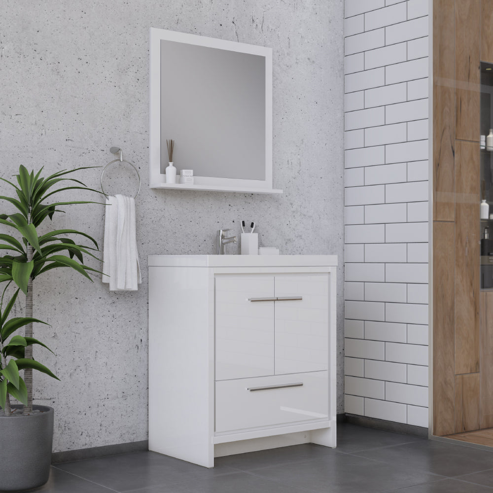 Sortino 30 inch Modern Bathroom Vanity