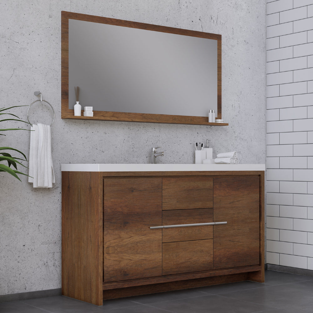 Sortino 60 Single inch Modern Bathroom Vanity