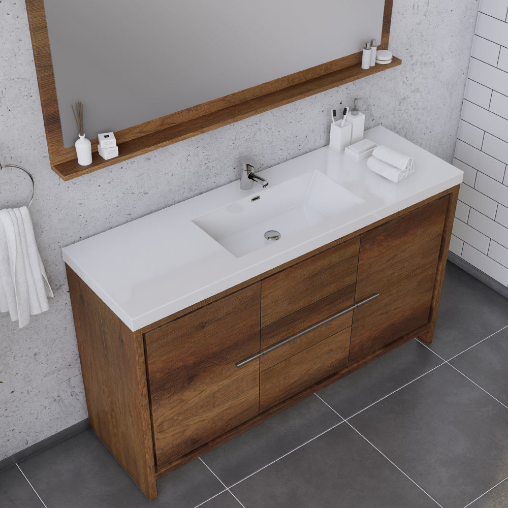 Sortino 60 Single inch Modern Bathroom Vanity