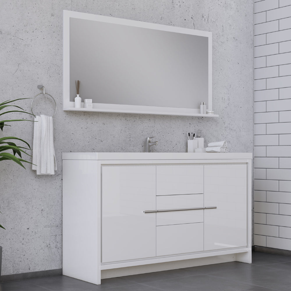 Sortino 60 Single inch Modern Bathroom Vanity