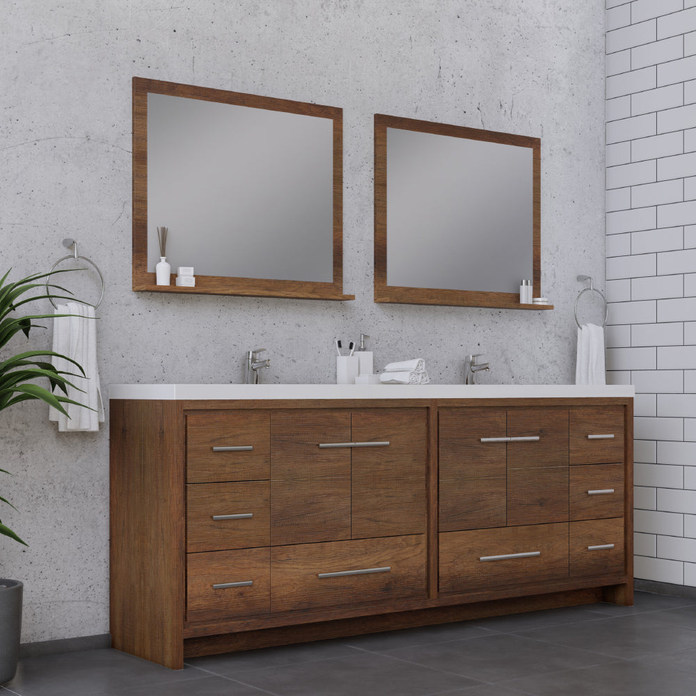 Sortino 84 inch Modern Bathroom Vanity