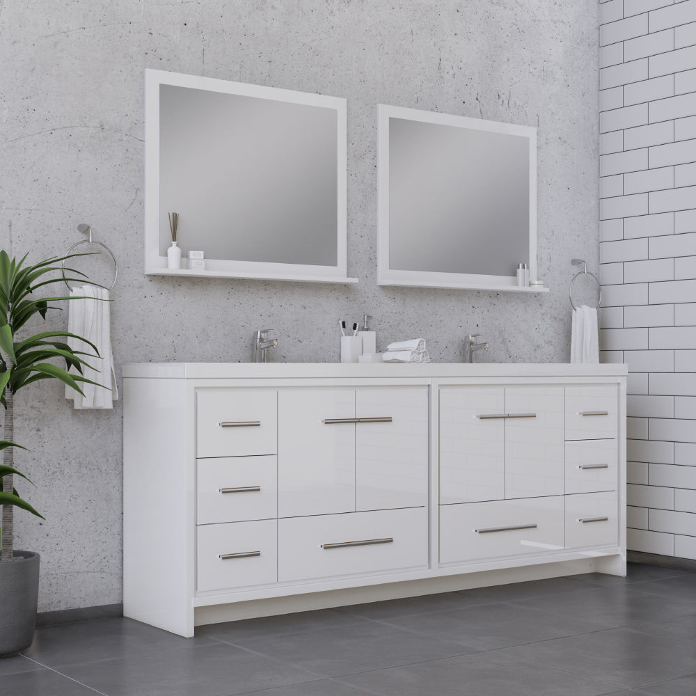 Sortino 84 inch Modern Bathroom Vanity