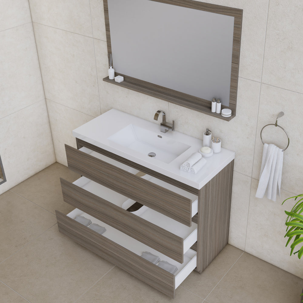 Paterno 48 inch Modern Freestanding Bathroom Vanity