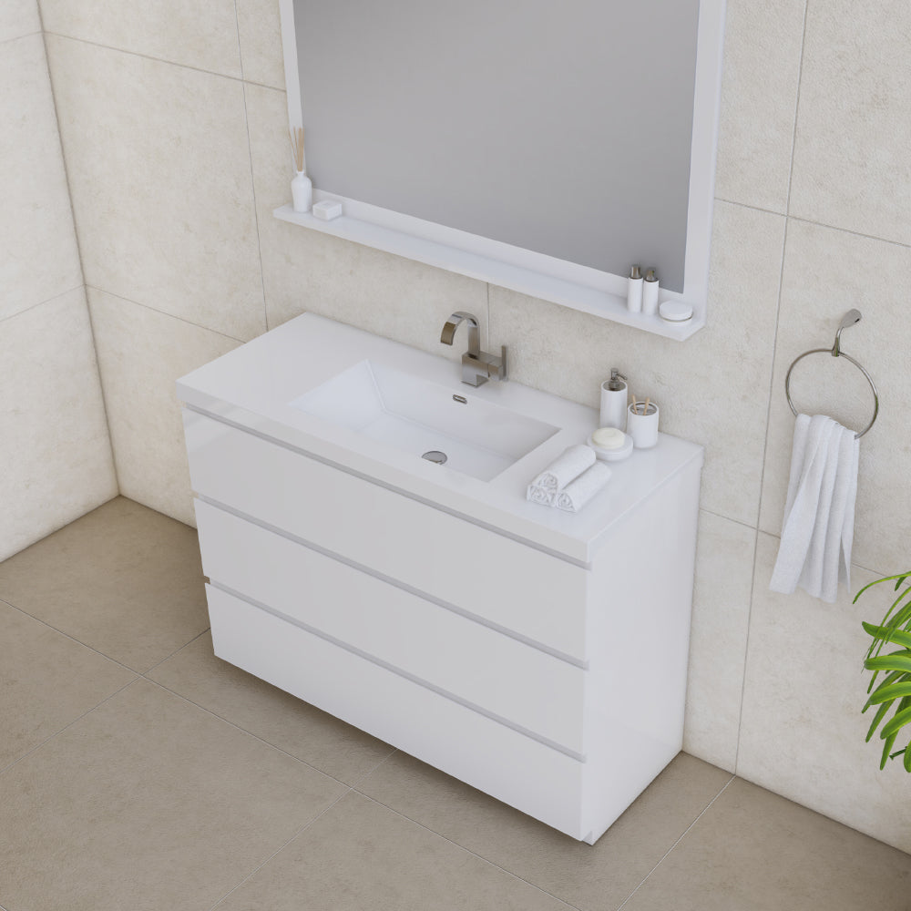 Paterno 48 inch Modern Freestanding Bathroom Vanity
