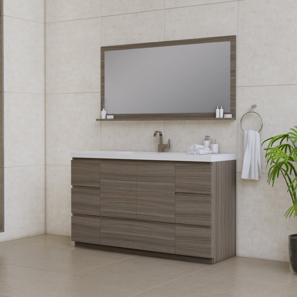 Paterno 60 inch Single Modern Freestanding Bathroom Vanity