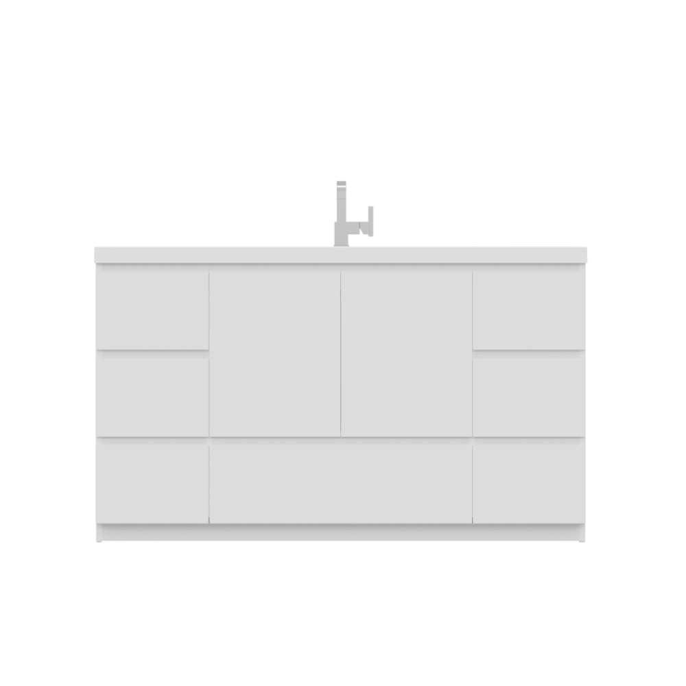 Paterno 60 inch Single Modern Freestanding Bathroom Vanity