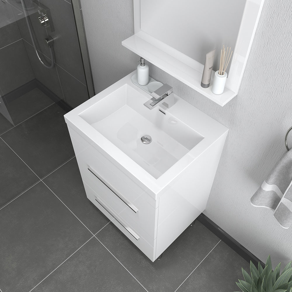 Ripley 24 inch Black Vanity with Sink