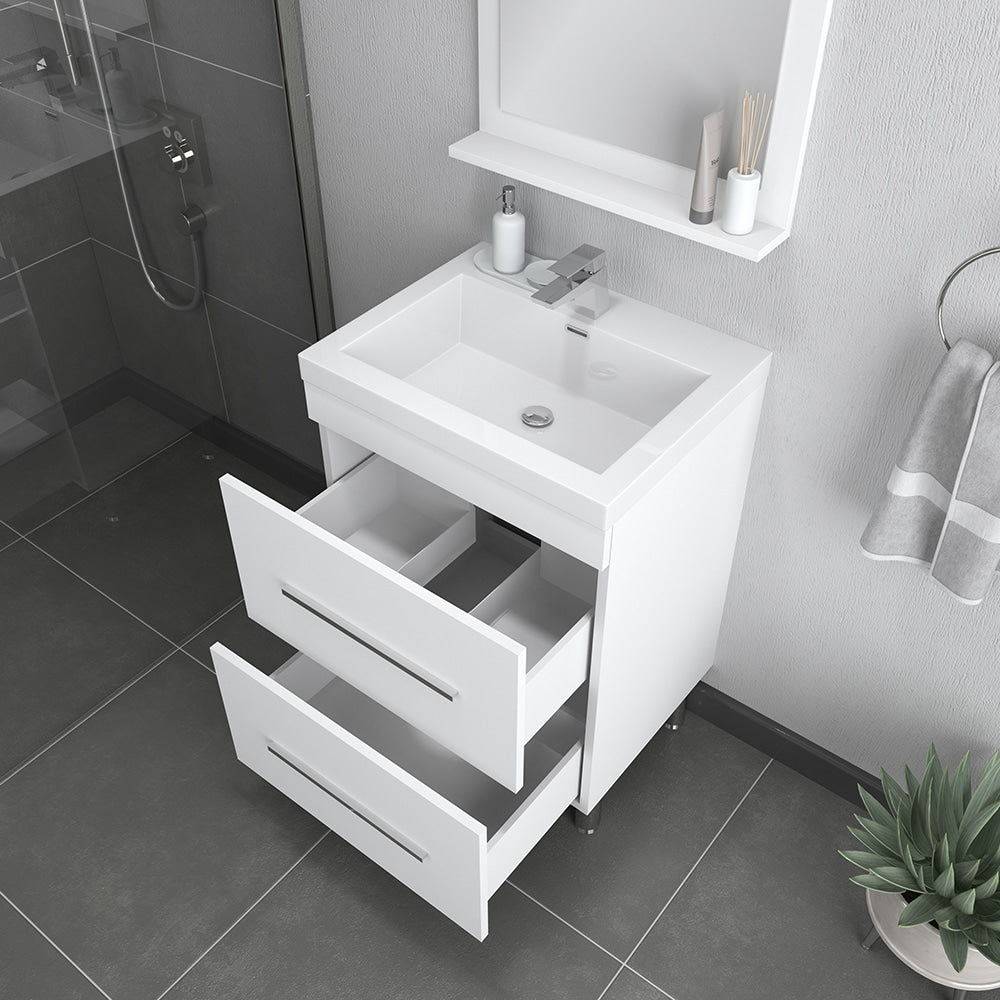 Ripley 24 inch Black Vanity with Sink