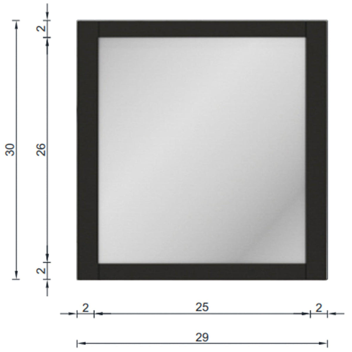 Norwalk / Wilmington 30 inch Mirror
