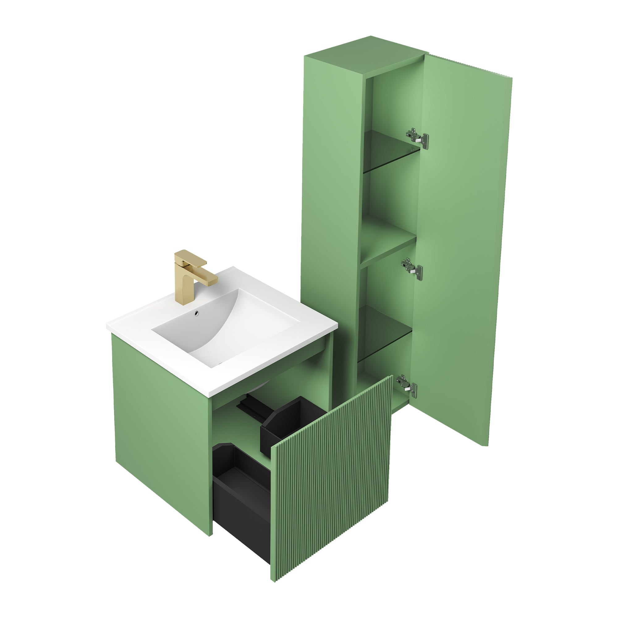 Positano 20'' Vanity✔️Base Cabinet Only