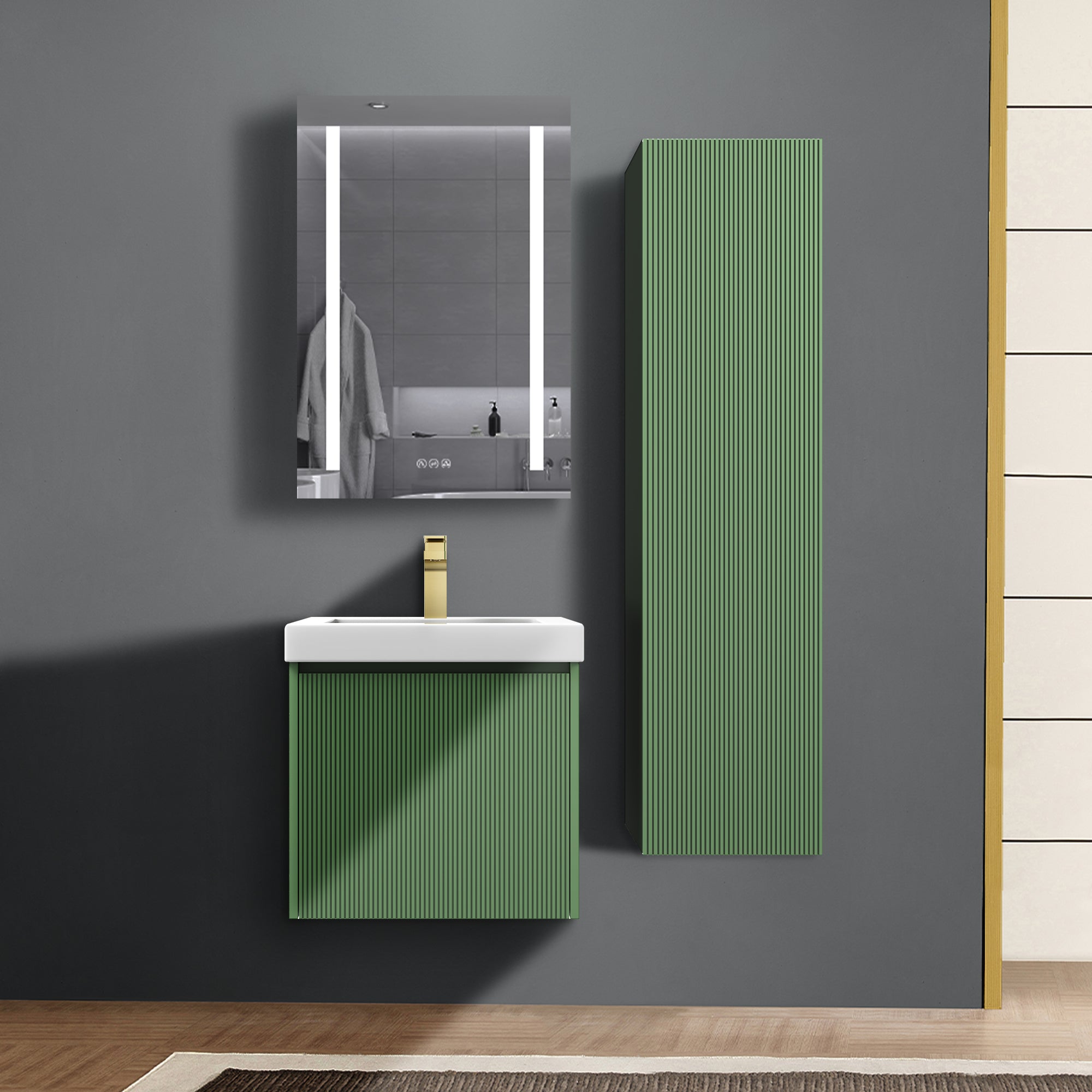 Positano 20'' Vanity✔️Base Cabinet Only