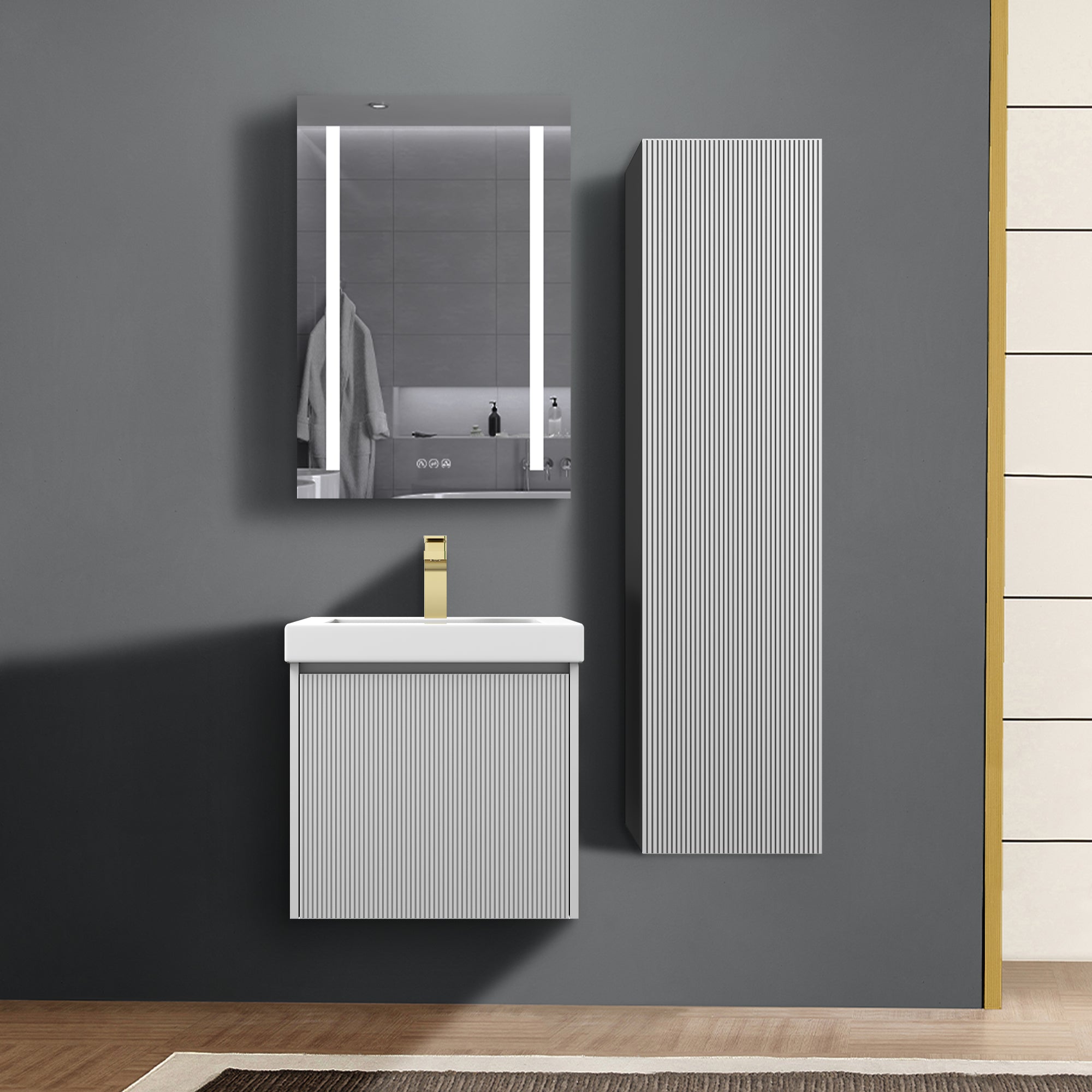Positano 20'' Vanity✔️Base Cabinet Only