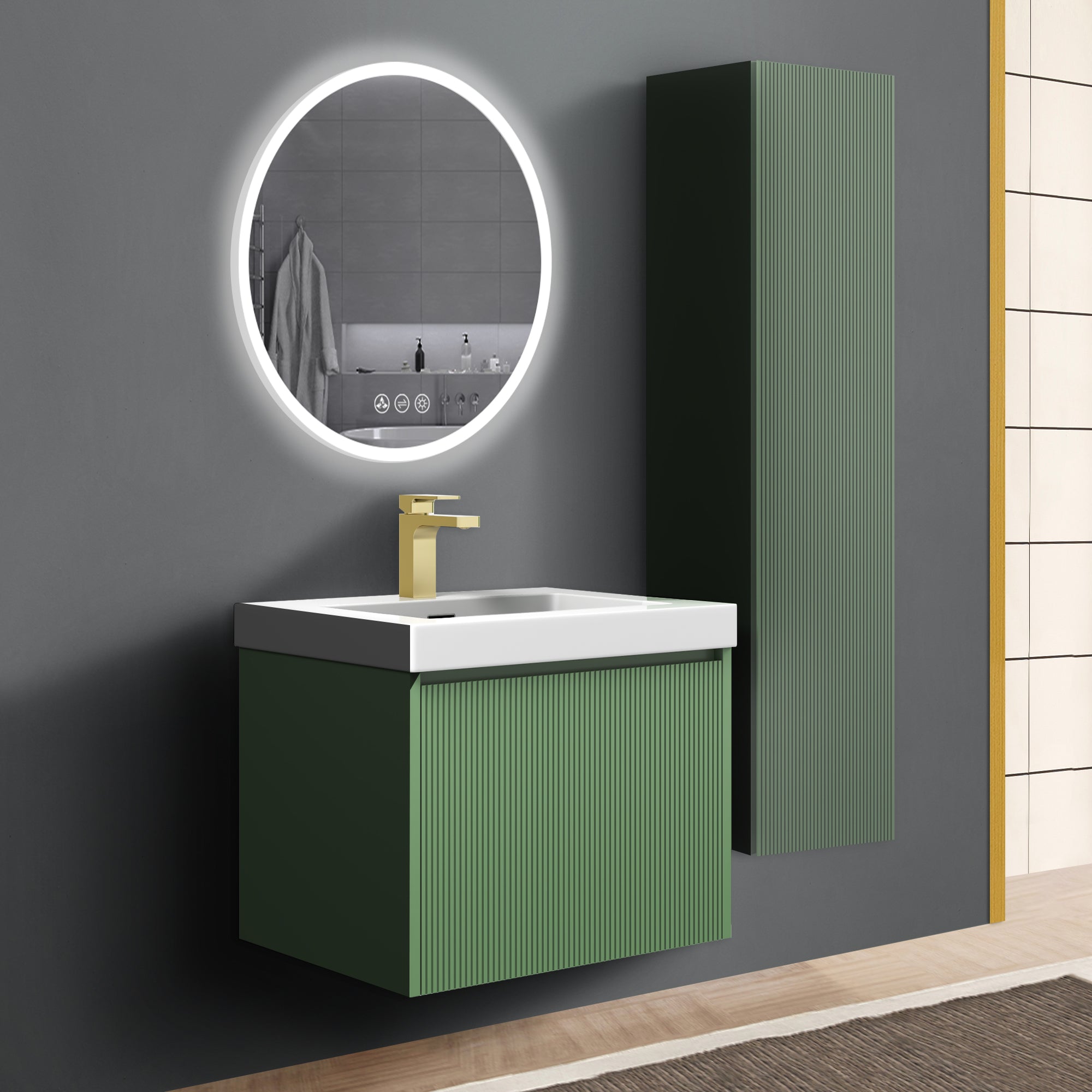 Positano 24'' Vanity✔️Base Cabinet Only