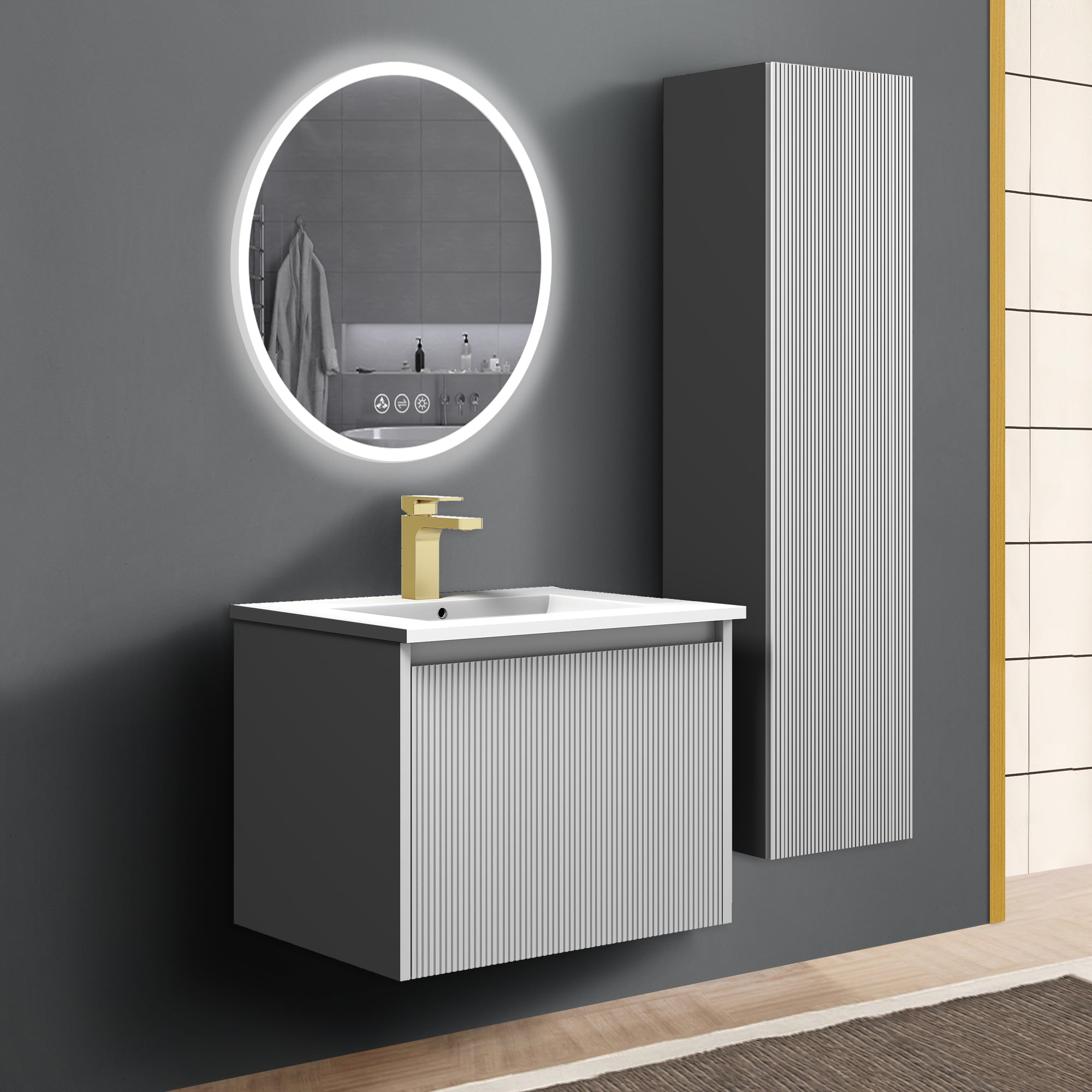 Positano 24'' Vanity✔️Base Cabinet Only