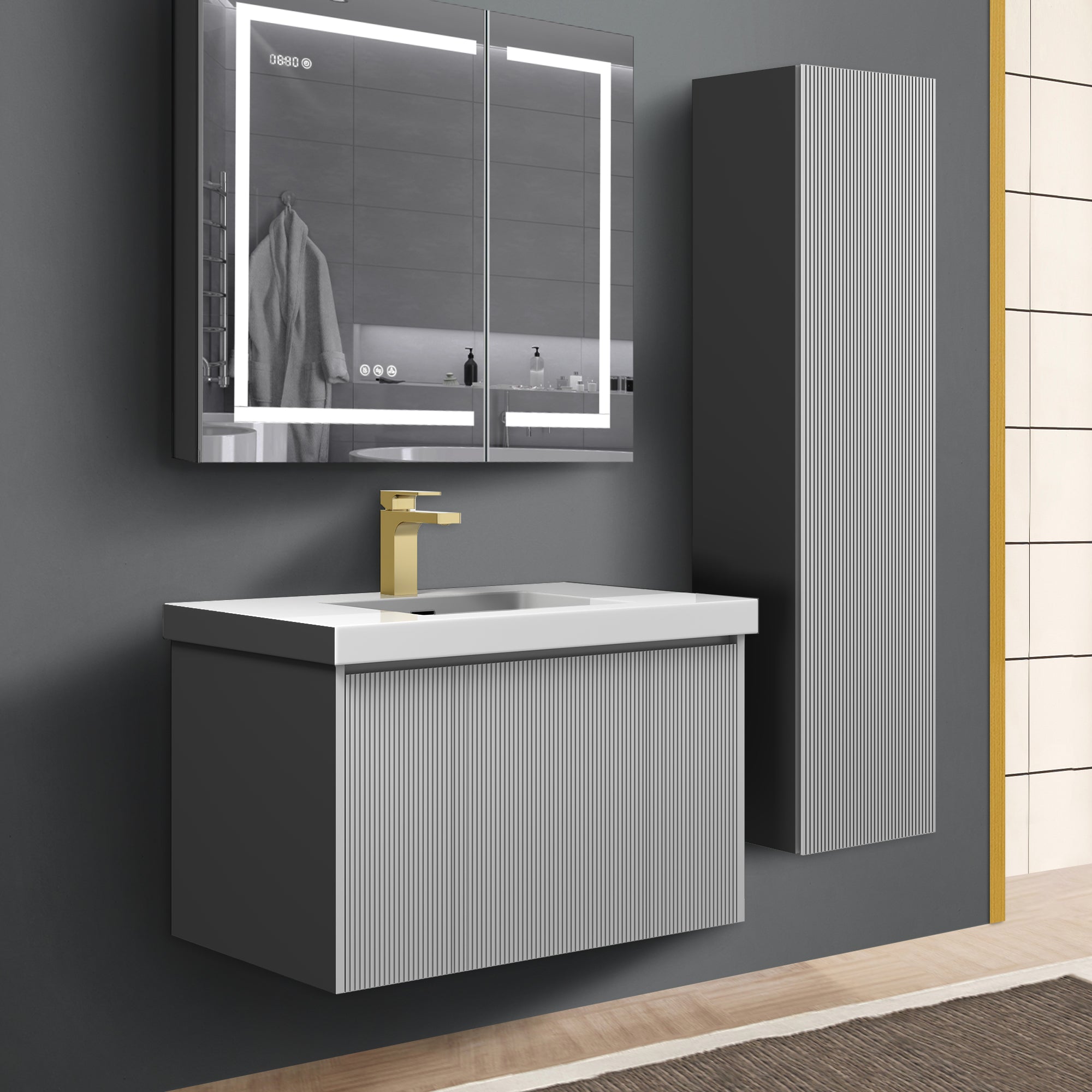 Positano 30'' Vanity✔️Base Cabinet Only