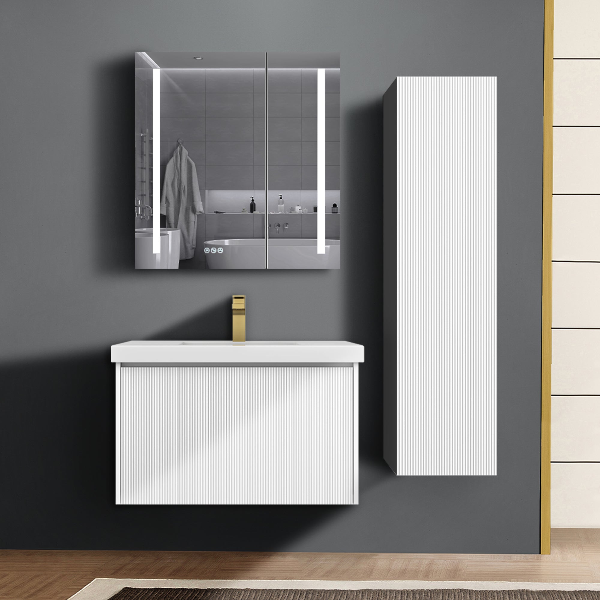 Positano 30'' Vanity✔️Base Cabinet Only