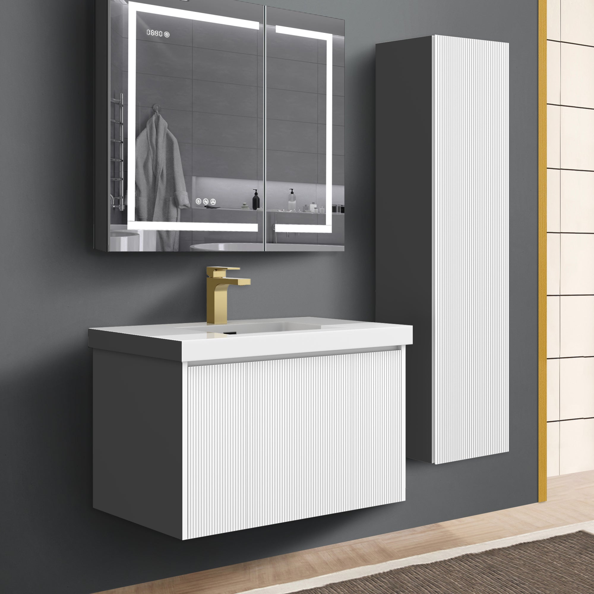 Positano 30'' Vanity✔️Base Cabinet Only