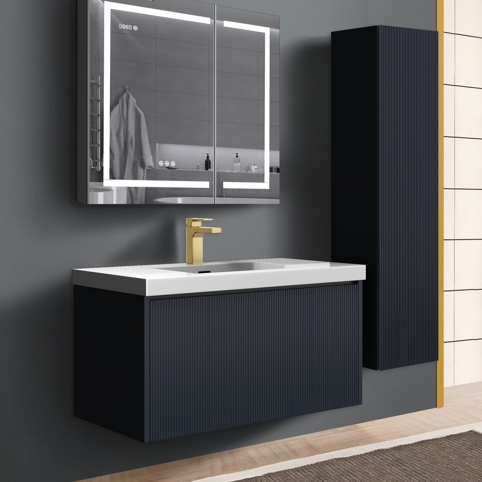Positano 36'' Vanity✔️Base Cabinet Only