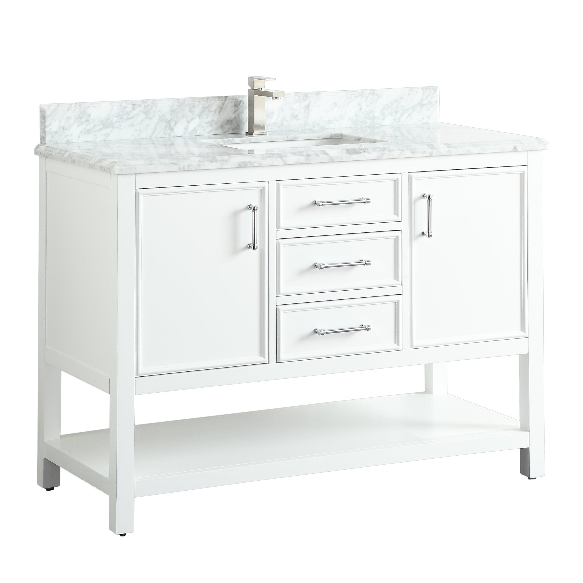 1912 Series 48in. Bathroom Vanity Cabinet Set