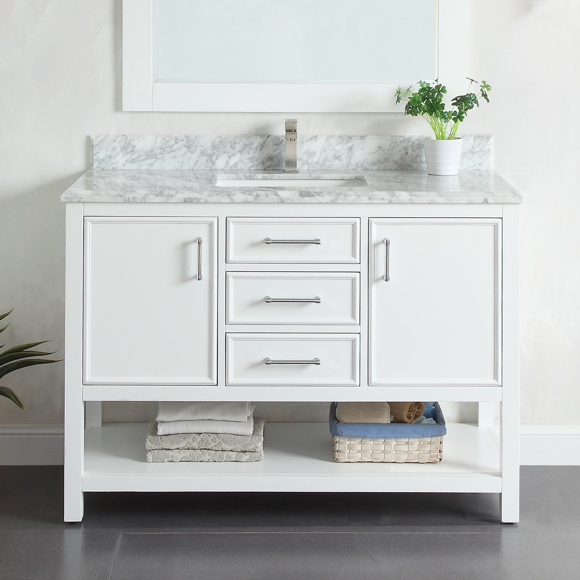1912 Series 48in. Bathroom Vanity Cabinet Set