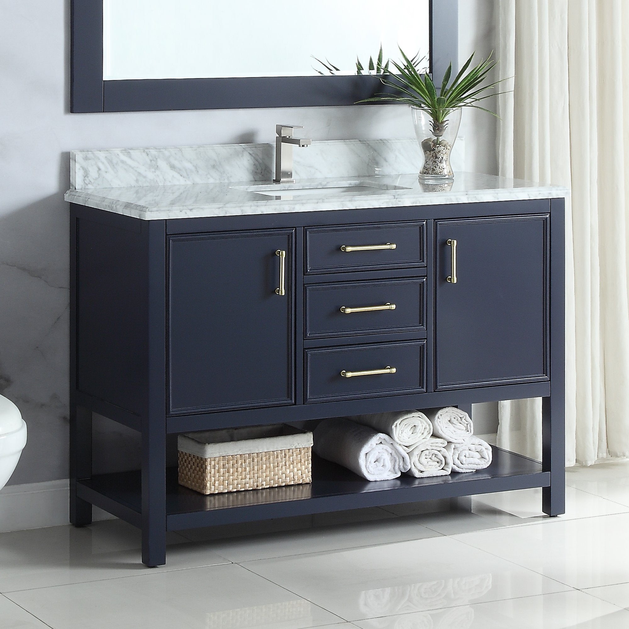 1912 Series 48in. Bathroom Vanity Cabinet Set