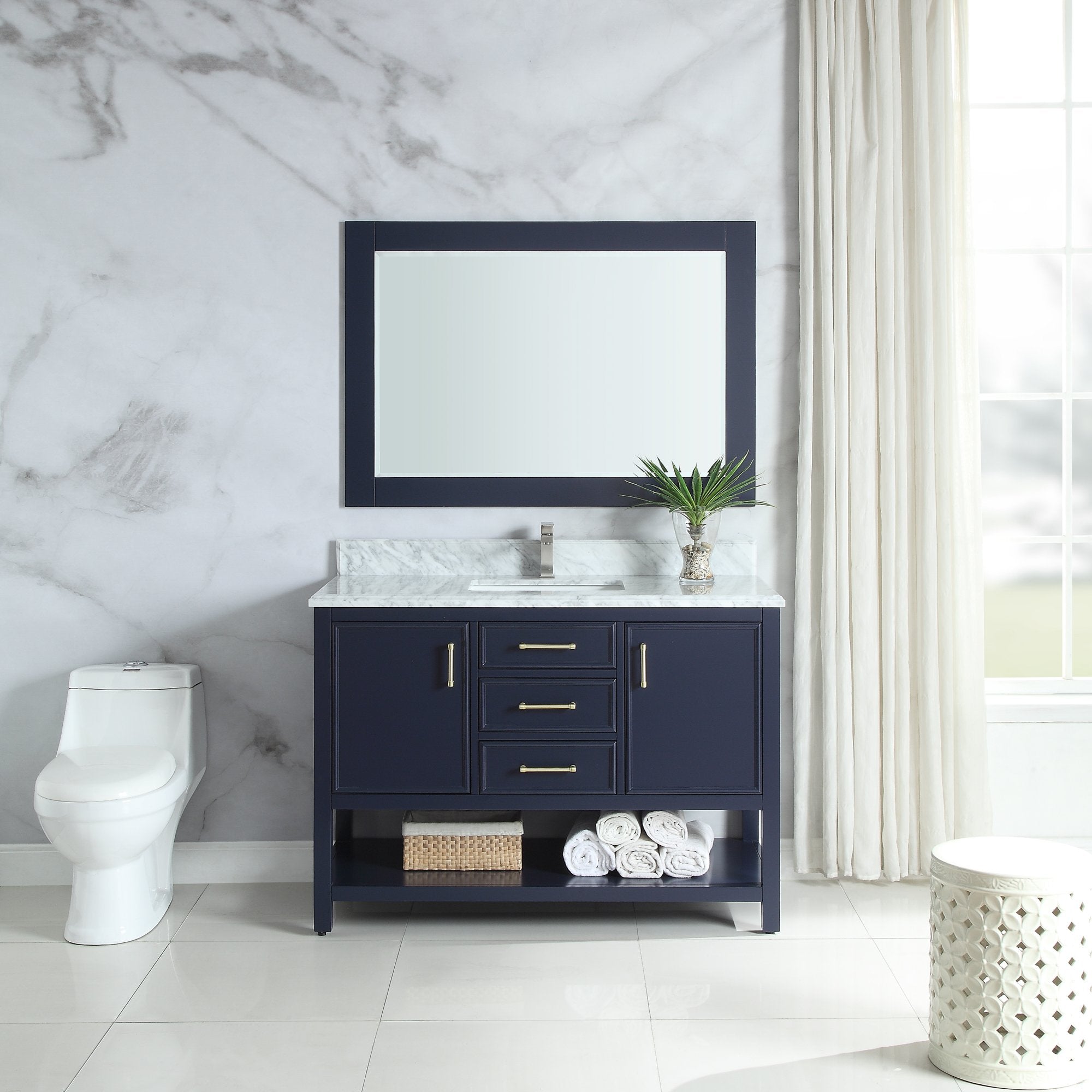 1912 Series 48in. Bathroom Vanity Cabinet Set
