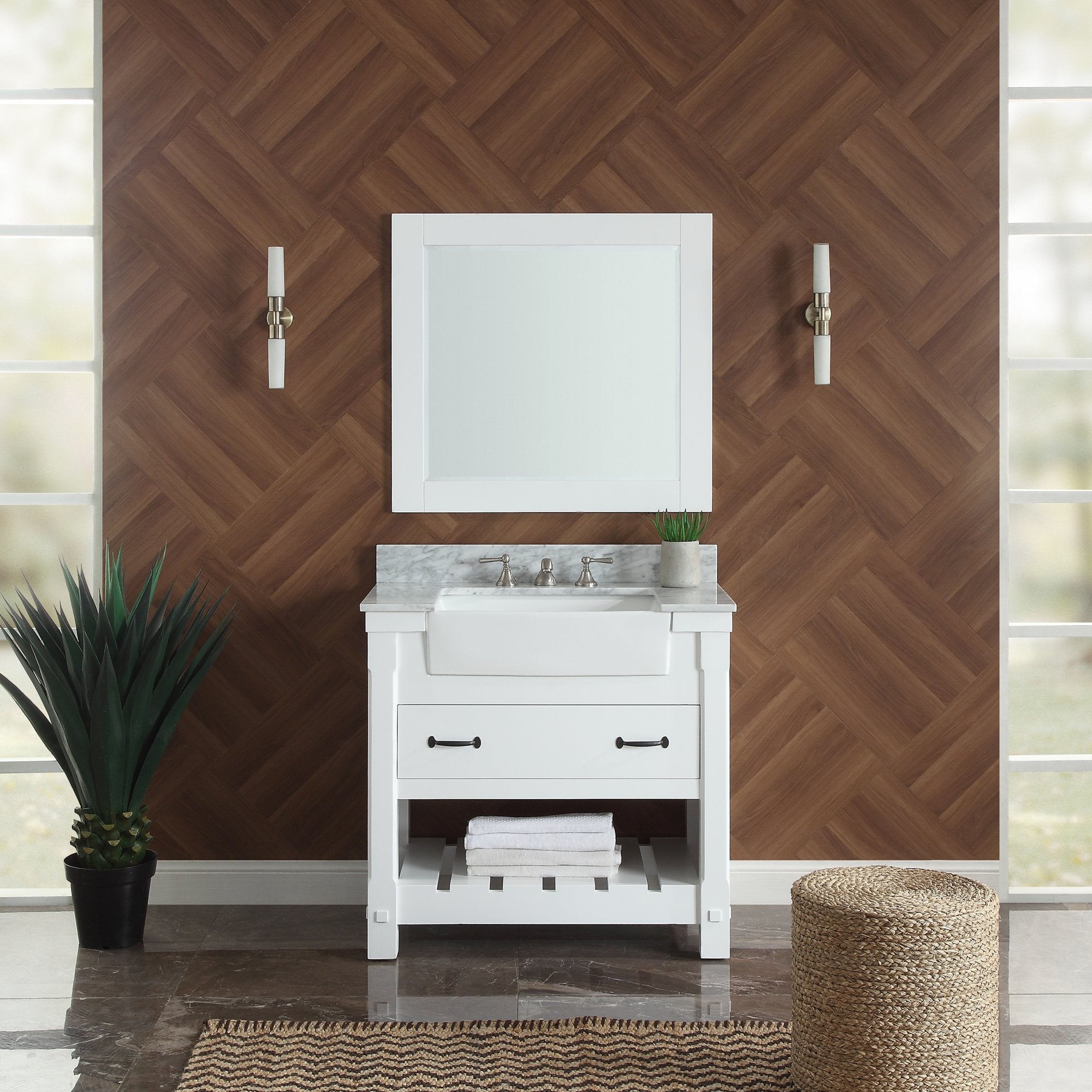 1915 Series 36in Bathroom Vanity Cabinet Set