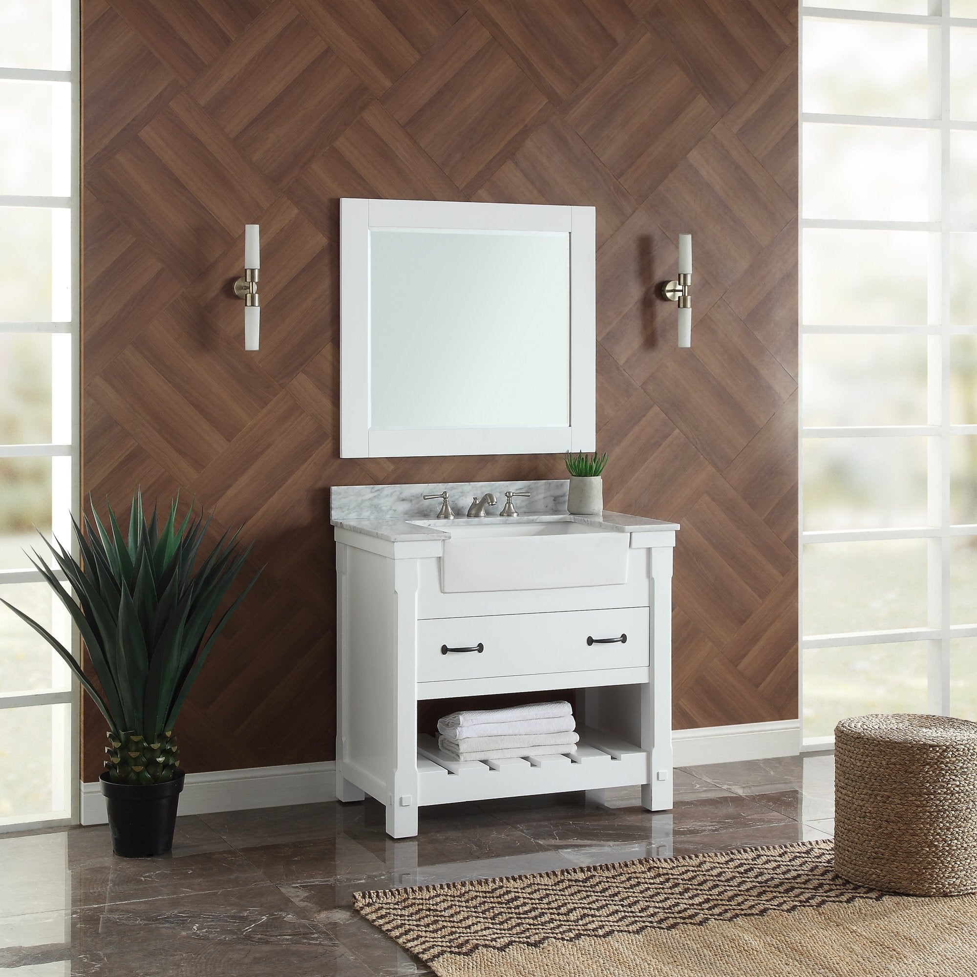 1915 Series 36in Bathroom Vanity Cabinet Set