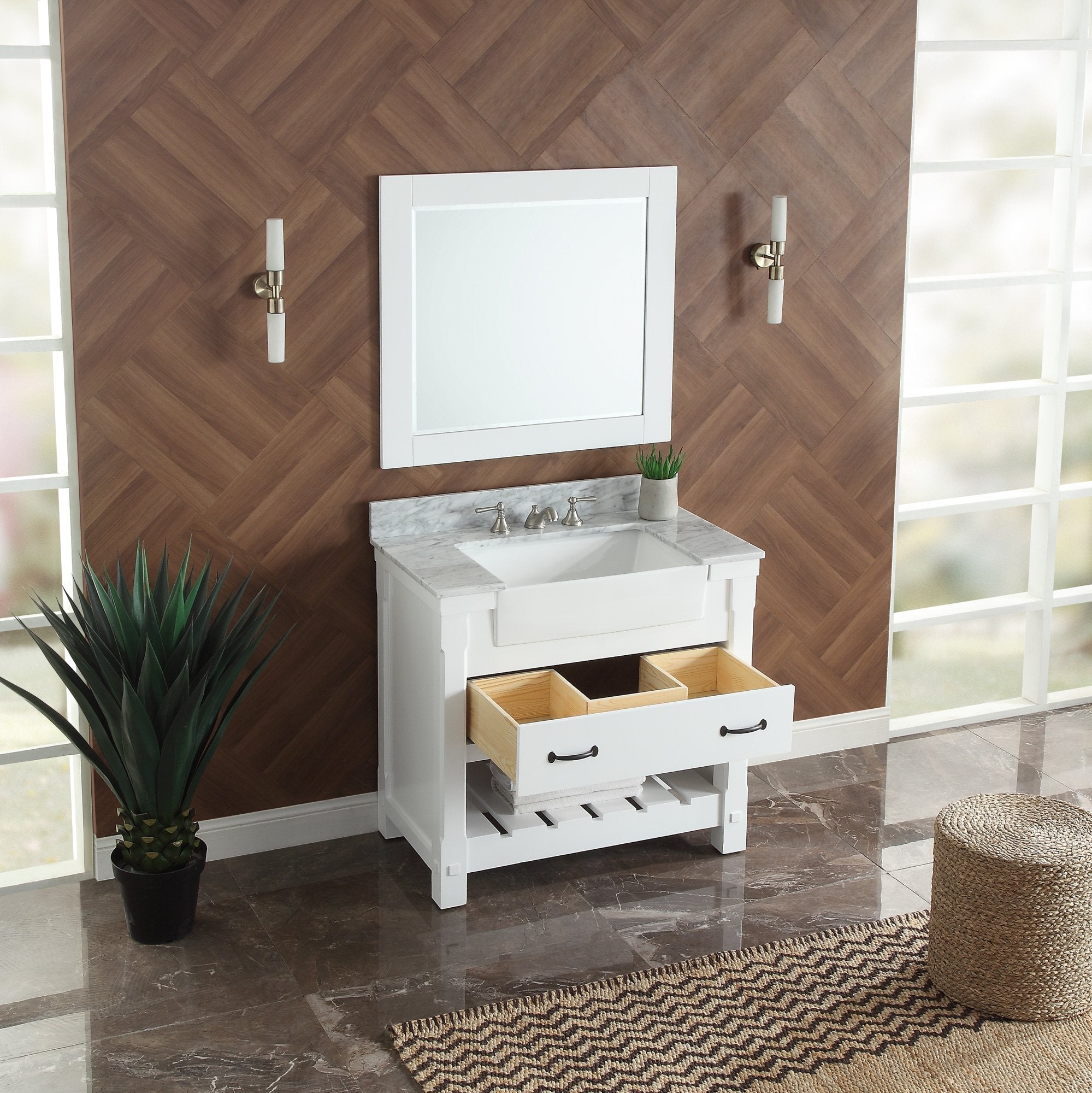 1915 Series 36in Bathroom Vanity Cabinet Set