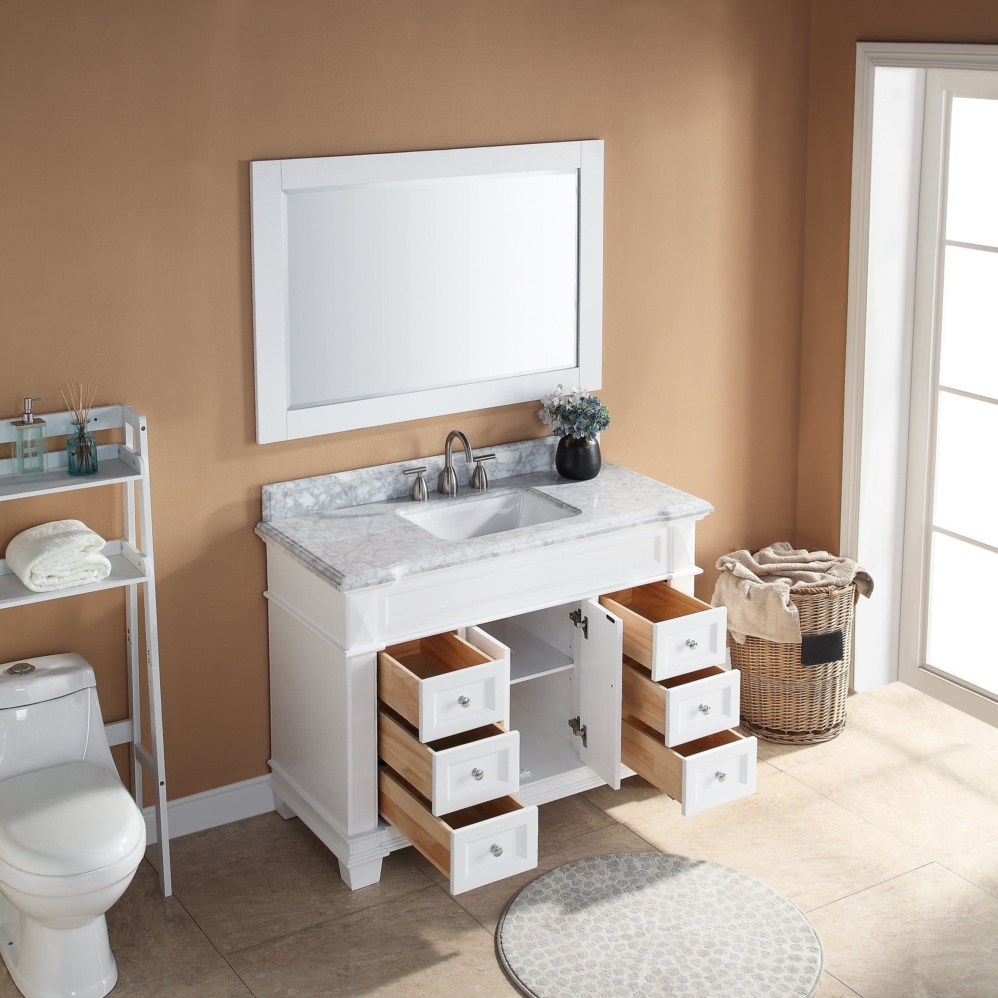 1917 Series 48in. Bathroom Vanity Cabinet Set