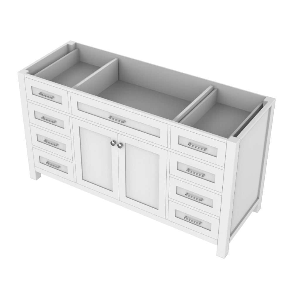 Norwalk 60 inch SINGLE Vanity  with No Top