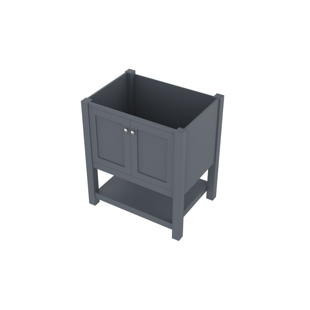 Wilmington 30 inch Vanity WHITE with No Top