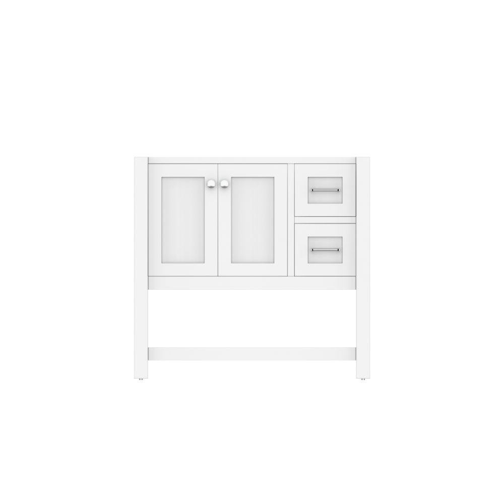 Wilmington 30 inch Vanity WHITE with No Top