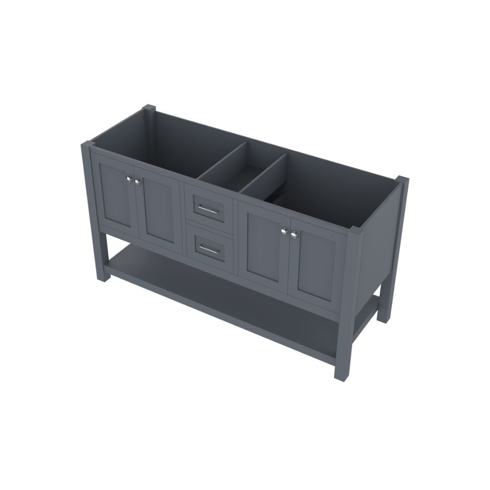 Wilmington 60 inch DOUBLE Vanity with No Top