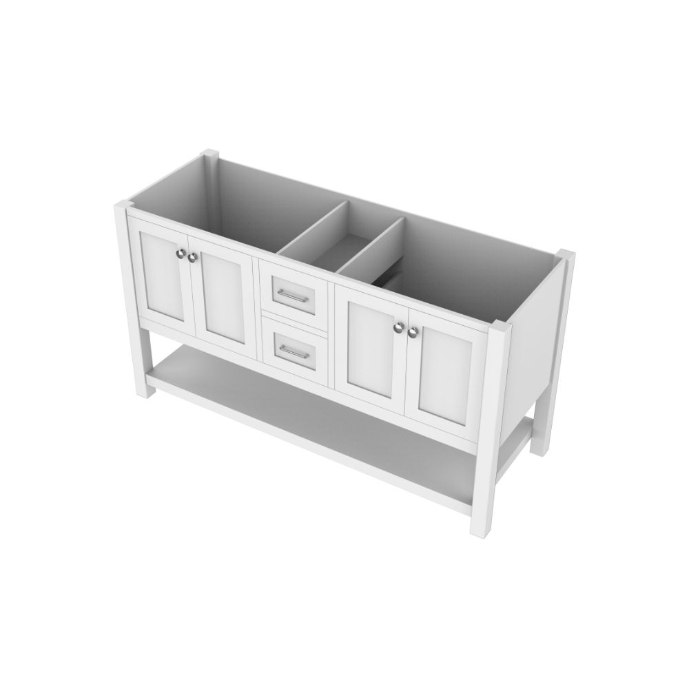 Wilmington 60 inch DOUBLE Vanity with No Top
