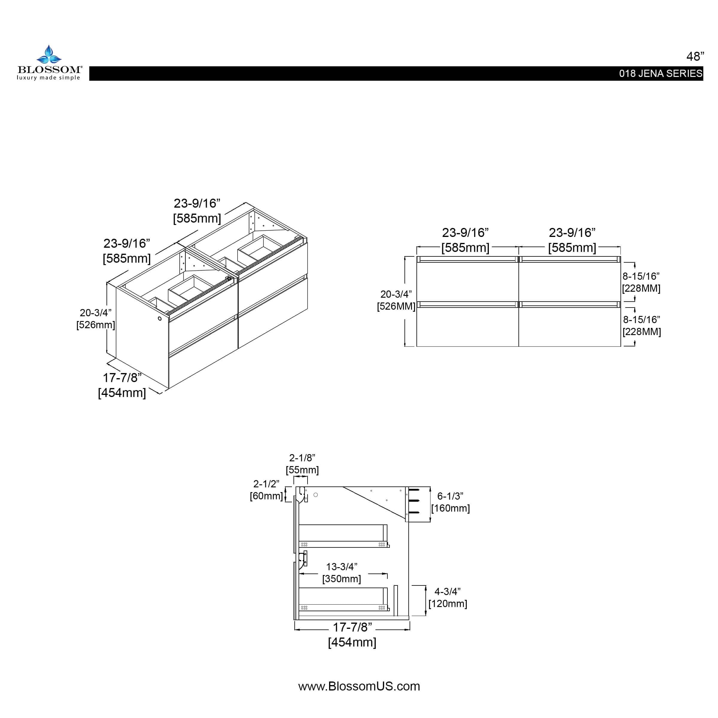 Jena 48 Inch Vanity - ezkitchenbath