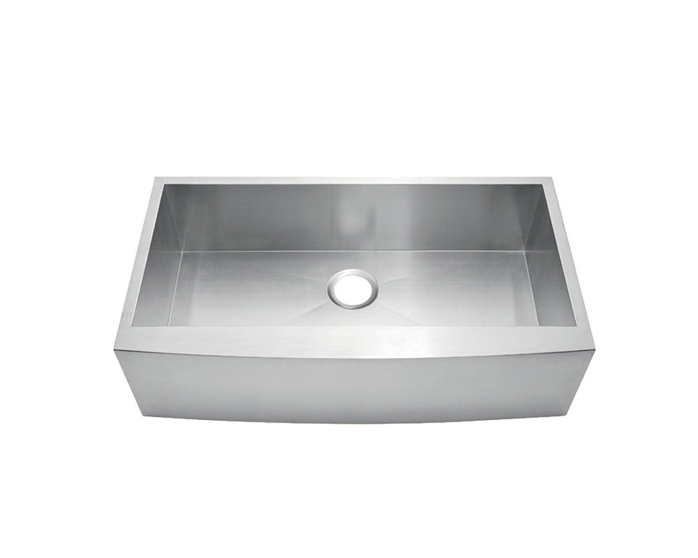 Zero Radius Single Bowl 36'' x 20'' Apron Sink KSF362010S