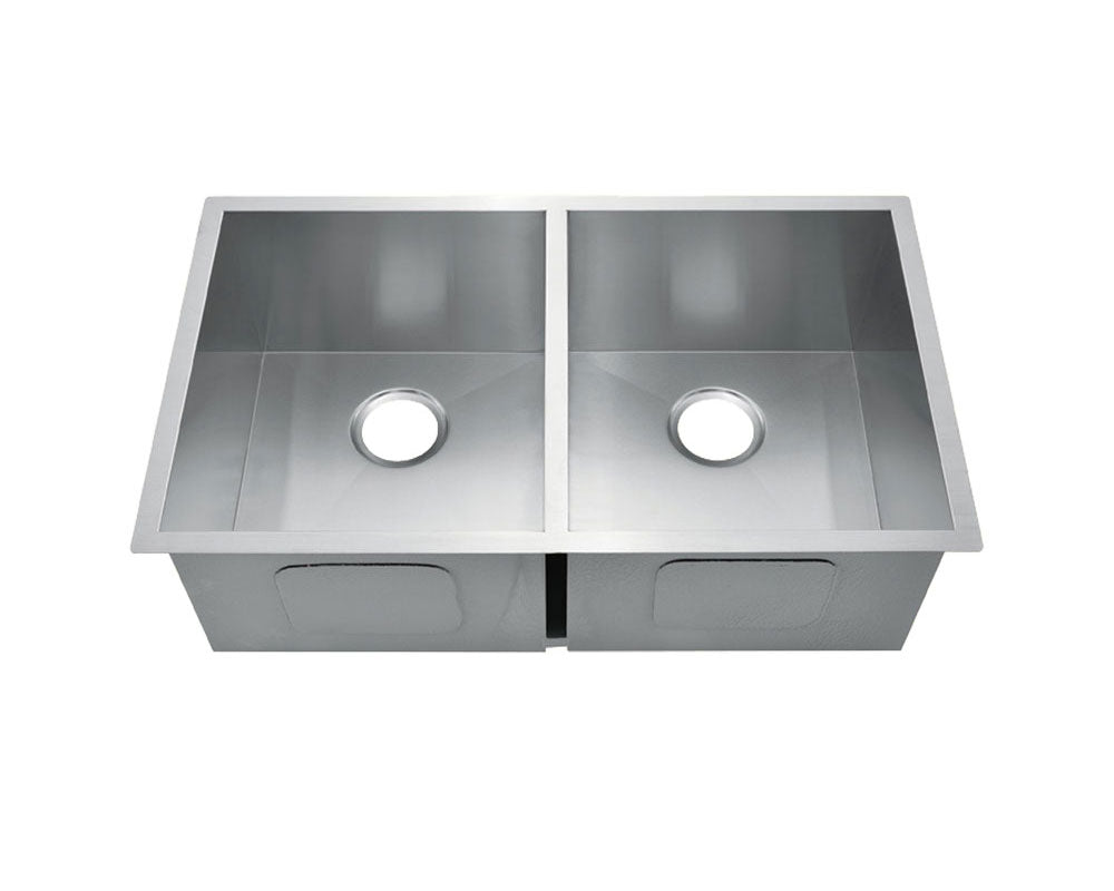 Zero Radius Under-Mount 32'' x 19'' Double Bowl Sink KSH321910D