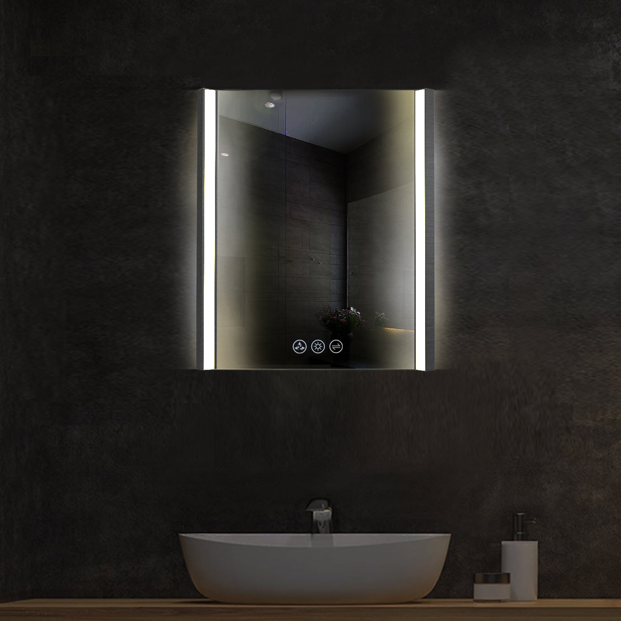 Binary 24″ LED Mirror