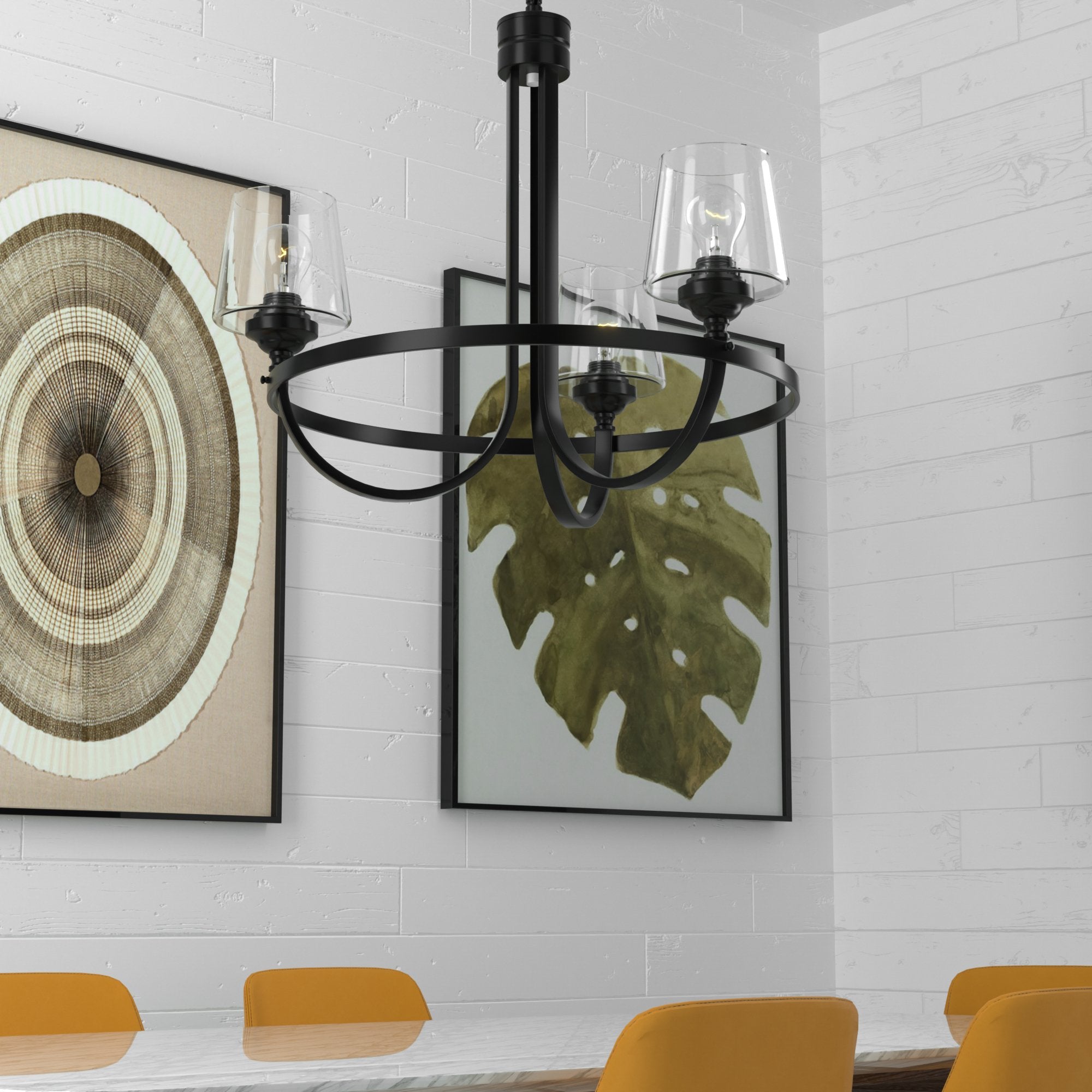 3-Light Dimmable LED Pendant Light PL0004