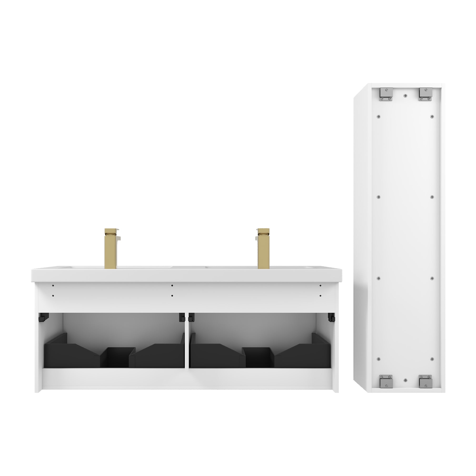 Positano 48'' Double Vanity✔️Base Cabinet Only